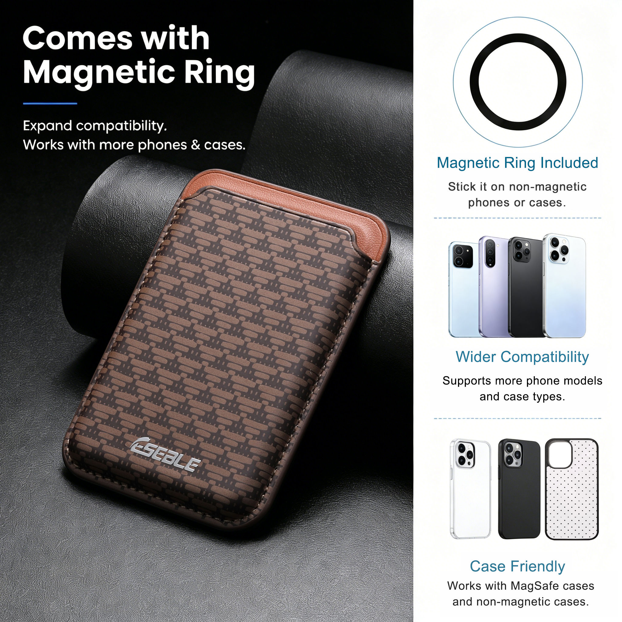 Strong Magnetic Slim Card Hold - Leather Work Is reseña y precio